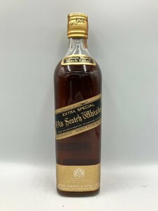 【同梱不可】 ジョニーウォーカー 黒ラベル 金キャップ 760ml 43% ※紙封注意 未開栓 古酒 V005908