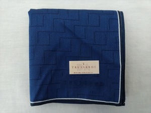 【正規品】DA TRUSSARDI / ダ トラサルディ ハンカチ ネイビー dyh-7353