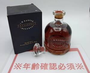 O9□【未開栓】I.W.HARPER PRESIDENTS RESERVE ハーパー プレジデント リザーブ バーボン ウイスキー 750ml 43% 替え栓・箱付き 洋酒 古酒