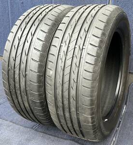 ☆送料無料☆【2019年製造】【溝7.5分山】BRIDGESTONE NEXTRY 2本 225/55R17 ASP1854