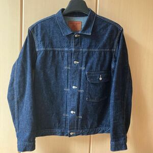 着画あり　TCB JEANS ジーンズ　デニムジャケット　20s size42 indigo denime warehouse リーバイス ウエアハウス　xxdevelopment beams 