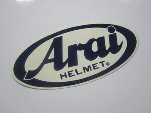 【大きめ】Arai アライ ロゴ ステッカー/当時物 自動車 バイク デカール ヘルメット オートバイ カー用品 レーシング F1 S18