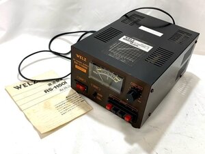 【中古品/通電確認済】WELZ 無線機 安定電源 DC POWER SUPPLY RS-1150D【送料別】TD1032