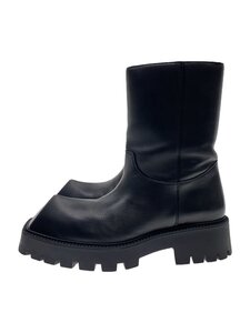 BALENCIAGA◆RHINO BOOTIE CARRERA LUX CARブーツ/41/BLK/牛革/763684 WBB50 10//