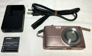 KGNY4125 CASIO カシオ EXILIM エクシリム コンパクトデジタルカメラ デジカメ ピンク EX-Z400 バッテリー 充電器 現状品
