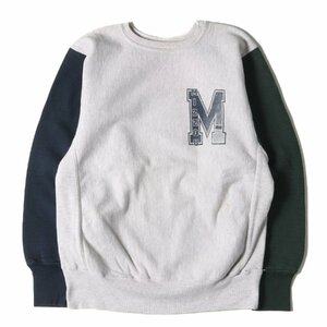 Champion チャンピオン 90s 刺繍タグ リバースウィーブ 両面プリント クレイジーパターン スウェット USA製 ミズーリ大学 90年代