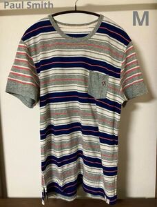 Paul Smith ポールスミス Tシャツ M グレー ラビット マルチカラー