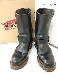 D339c [人気] RED WING レッドウイング エンジニアブーツ 26 ブラック 2268 | シューズ O