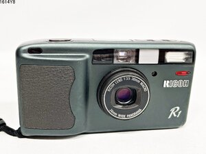 シャッターOK RICOH リコー R1 1:3.5 30mm MACRO グリーン コンパクト フィルムカメラ 現状品 1614Y8-12