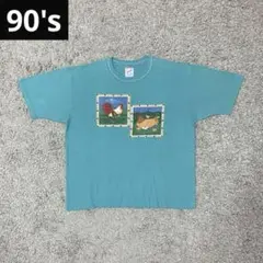 USA製90s JERZEES刺繍Tシャツarchive y2kヴィンテージ古着