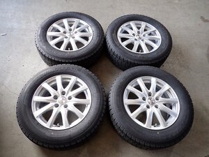 YS14052【送料無料215/65R16】アルファード ヴェルファイアなどに GY 中古スタッドレス ▼16×6.5J 114.3/5H ET39▼1円スタート