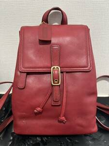 ★良上品★COACH コーチ オールドコーチ オールレザー 超可愛い リュック バックパック★