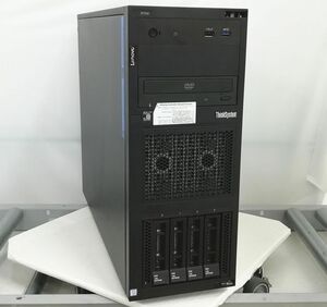 Lenovo ThinkSystem ST250 [7Y46CTO1WW] Xeon E-2124G メモリ16GB HDD1TBx4 SAS機 xcc(xclarity controller) サーバー OS無【H24073001】