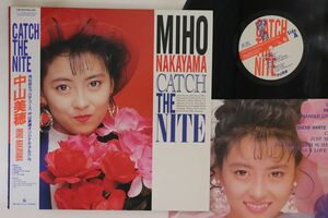 LP 中山美穂 Catch The NITE K28A850 KING /00260