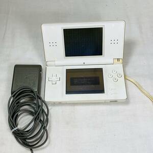 Nintendo DS Lite クリスタルホワイト 本体 充電器付属 初期化済み 動作確認済み USED品 1円スタート 1円ショップ