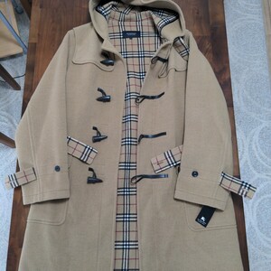 【新品未使用】BURBERRY BLACKLABEL バーバリーブラックレーベル ダッフルコート サイズLL 　ベージュ