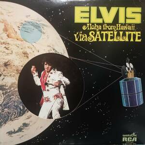 レア 4ch Quadra盤 米RCAオリジ2LP！Elvis Presley / Aloha From Hawaii Via Satellite 1973年 CPD2-2642 クアドラ Quadradisc CD-4 SQ