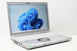 1円スタート ノートパソコン Windows11 Panasonic レッツノート CF-SV7 メモリ8GB 第8世代 Core i5 SSD256GB Windows10 12.1 カメラ