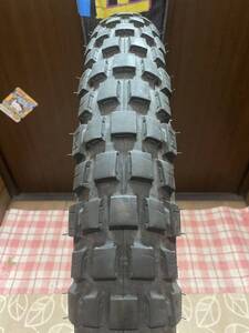 中古MCタイヤ 2022年製造 MICHELIN ANAKEE WILD 90/90-21 ミシュラン アナキー ワイルド 90 90 21 0422 K4952