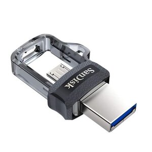 送料無料 SanDisk USBメモリー 128GB microUSB/USB3.0兼用 150MB/s Ultra Dual Drive M3.0 SDDD3-128G-G46