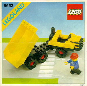 Lego6652小型ダンプカー1983年