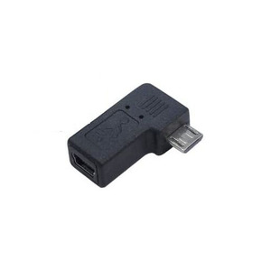 まとめ得 変換名人 変換プラグ USB mini5pin→microUSB 右L型 USBM5-MCRLF x [6個] /l