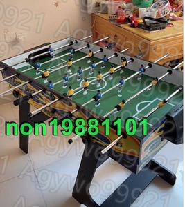 新入荷★5in1 家庭用 マルチゲームテーブル テーブルサッカー ビリヤード台 卓球 ボーリング カーリングボール 折りたたみ式