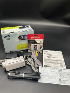 夏本 9月 No.52 JVC デジタルビデオカメラ GZ-HM33 エブリオ 8GB フルハイビジョン 動作未確認 