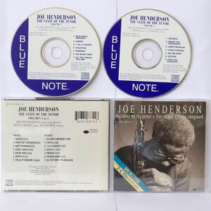 2CD Joe Henderson Trio / the state of the tenor・live at the village vanguard 1985 Nov.14,15,16 ジョー・ヘンダーソン