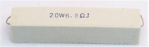 セメント抵抗 20w6.8Ω 1本