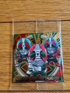 にふぉるめーしょん仮面ライダーシリーズシールウエハースvol.3　UR 仮面ライダーV3&仮面ライダー1号&仮面ライダー2号