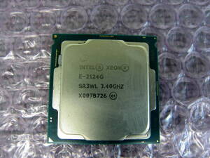 ◎CPU Intel XEON　E-2124G　3.40GHz SR3WL 動作品 1個　中古 複数入札可能◎