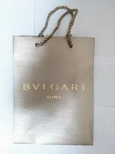 BVLGARI　ブルガリ　紙袋　ショッパー　ゴールド　金