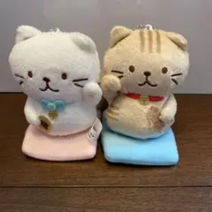 新作♡ふくふくにゃんこ 招き猫 マスコット ぬいぐるみ 2点♡