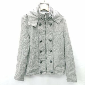 ◇ ⊇ MICHEL KLEIN ミッシェル クラン コットン100％ 長袖 コート サイズ48 グレー系 メンズ E