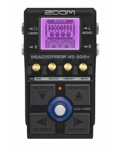 ZOOM ズーム　 MS-80IR+ MultiStomp マルチストンプ　ヘッドホンも使用可能