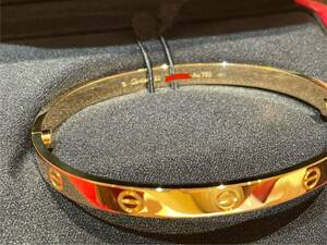 Cartier LOVE BRACELET カルティエ LOVE ブレスレット #20 YG 18K 18金 イエローゴールド