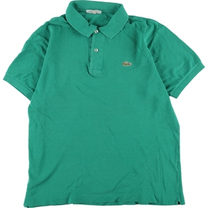 古着 80年代 ラコステ LACOSTE CHEMISE フレンチラコステ 半袖 ポロシャツ フランス製 5 メンズM ヴィンテージ /eaa342602