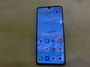 T【キ5-57】【60サイズ】▲HUAWEI LEICA P30 Pro SIMフリー スマホ 本体のみ ジャンク扱い/※傷汚れ 画面割れあり