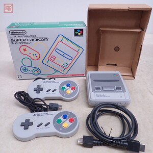 動作品 SFC スーファミ ニンテンドークラシックミニ スーパーファミコン 本体 CLV-101 任天堂 Nintendo 箱付【20