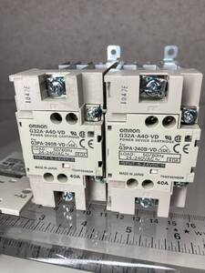 OMRON G32A-A40-VD G3PA-240B-VD SOLID STATE RELAY 　１組