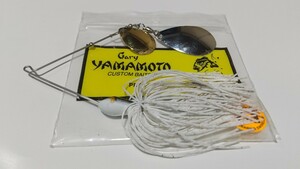 廃番 オールド 未使用 Gary YAMAMOTO ゲーリーヤマモト ゲーリー プロシリーズ スピナーベイト ダブルコロラド ホワイトスカート 自重/20g