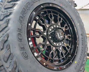 プラド ハイラックス FJ H3 パジェロ 17インチ LEXXEL PreDator プレデター ヨコハマ ジオランダー MT G003 265/70R17 285/70R17 265/65R17