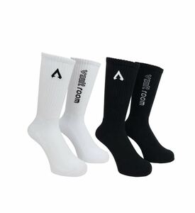 ★最安 品薄 希少Vault Room LOGO SOCKS ボルト・ルーム ソックス