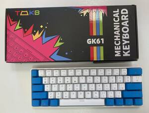 【6142】Tmkb GK61二色60% メカニカルキーボード61キー ジャンク