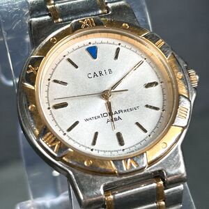 SEIKO セイコー ALBA アルバ CARIB V701-6A60 腕時計 クオーツ アナログ ステンレススチール ゴールド 新品電池交換済み 動作確認済み