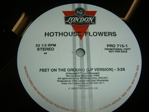 12inch【ホットハウス・フラワーズ/Hothouse Flowers】Feet On The Ground●即決