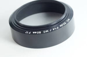 6A『並品』 MINOLTA MC50mm F1.4 MC50mm F1.7用 ミノルタ プラスチックレンズフード