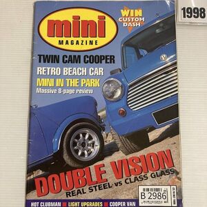 B2986　1998　「MINI MAGAZINE」　ミニマガジン　英国　旧車雑誌　英国車　ビンテージ　自動車