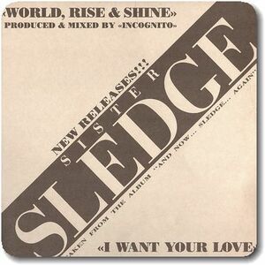 【●64】Sister Sledge/World, Rise & Shine (Extended Mix)/12